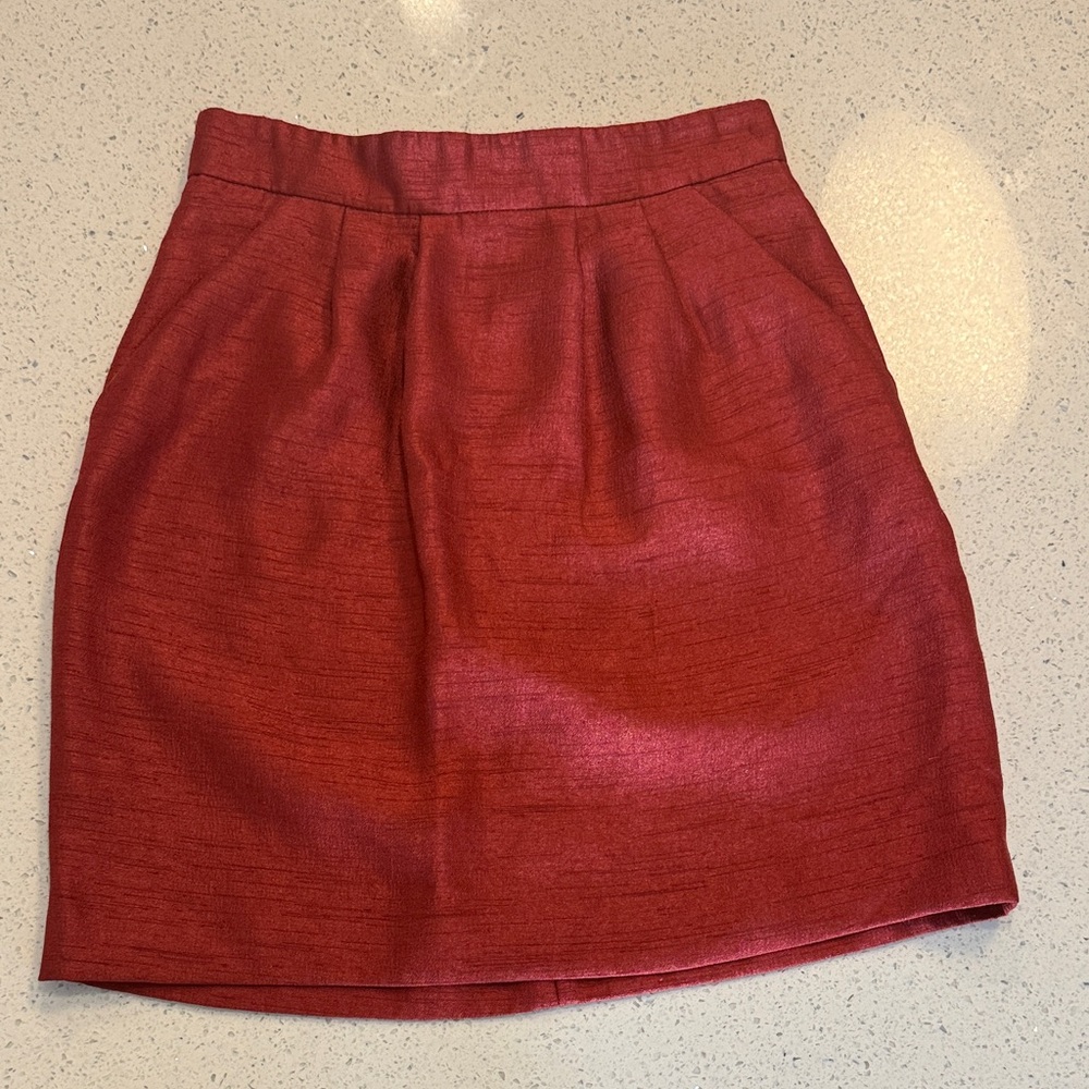 H&M Vibrant Red Mini Skirt